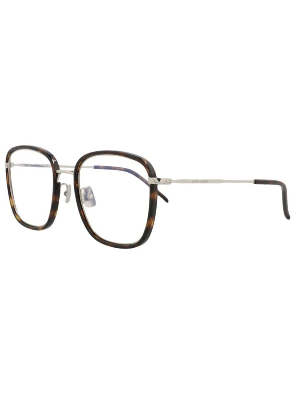 New Saint Laurent Women's Eyeglasses Square Rectangle Injection Frame Unisex